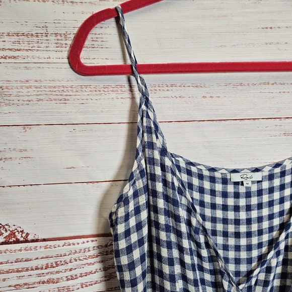 Rails Malia blue gingham wrap tie dress - Picture 9 of 15